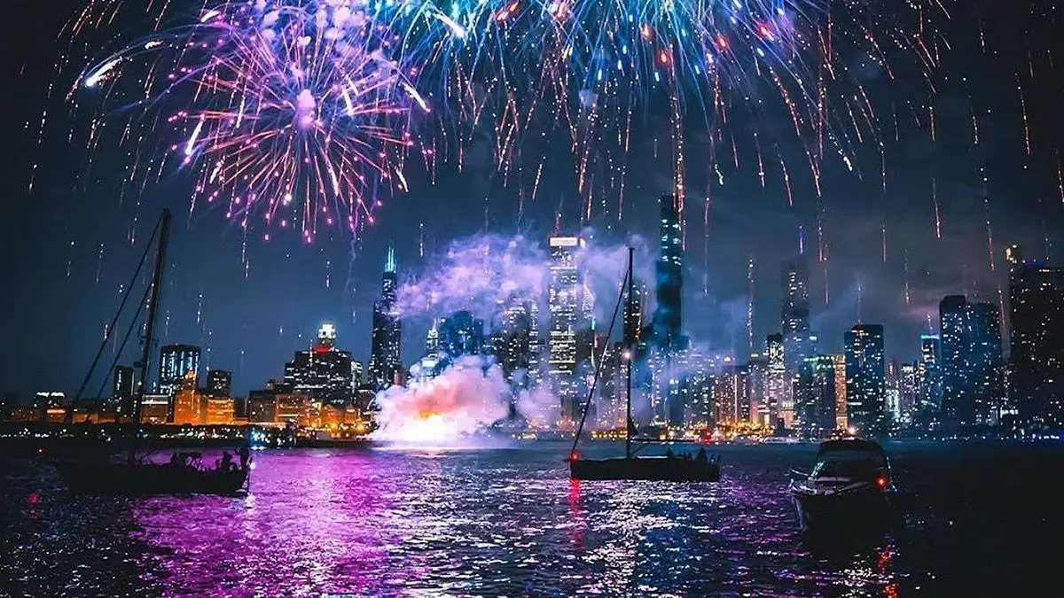 Experience a vibrant Fourth of July in Chicago with NASCAR races, concerts by The Chainsmokers and Miranda Lambert, fireworks at Navy Pier, and more!"
