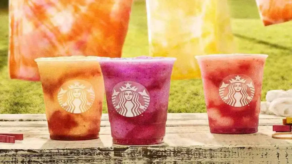 Starbucks' summer menu includes frozen lemonade, the "pink drink," and seasonal drinks such white chocolate macadamia cold brew. Drink and taste!
