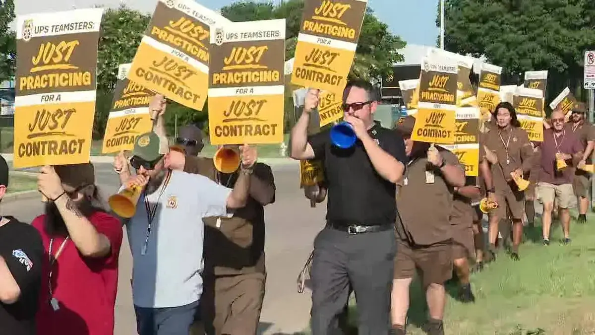 UPS North Texas workers ready to strike for better pay and working conditions, potentially disrupting supply networks nationally.
