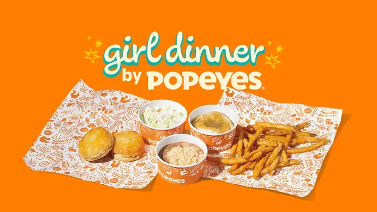 Popeyes introduces 'girl dinner' menu with flavorful Cajun sides, inspired by TikTok trend. Unique options for fans, available on their website.