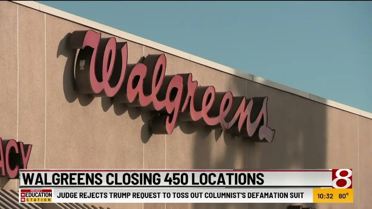 Walgreens to close 150 US stores and 300 UK stores amid low consumer spending and slow vaccination rates, aiming to save billions.